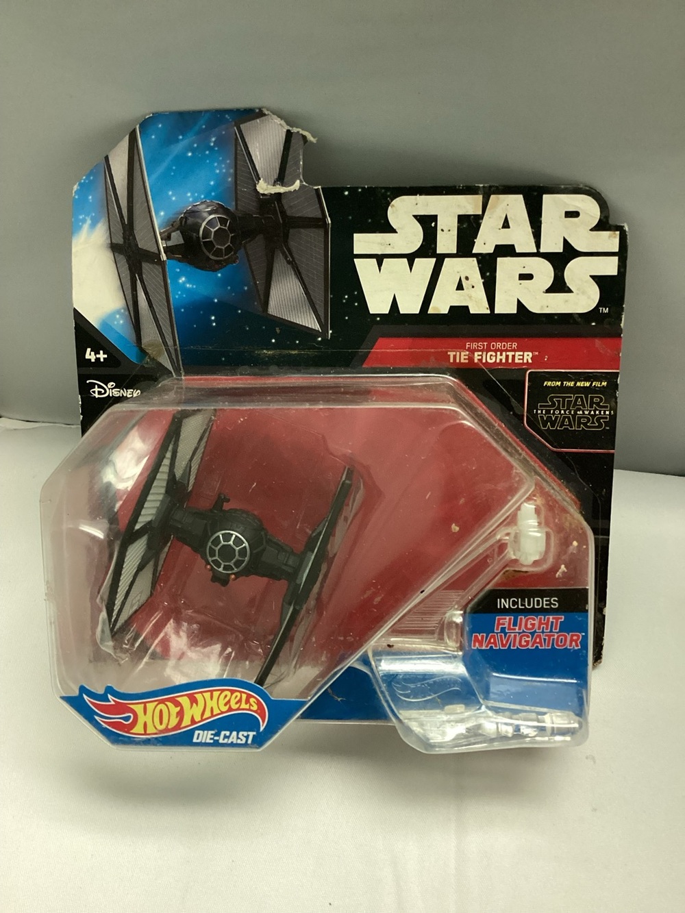 2015 Mattel Hot Wheels Star Wars First Order TIE Fighter - NEW